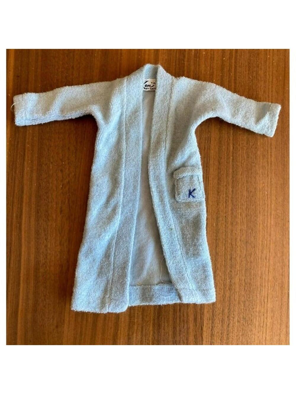 Barbie Ken Doll Blue Bathrobe #784